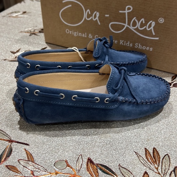 Oca-Loca Toddler Suede Loafers - Picture 7 of 12